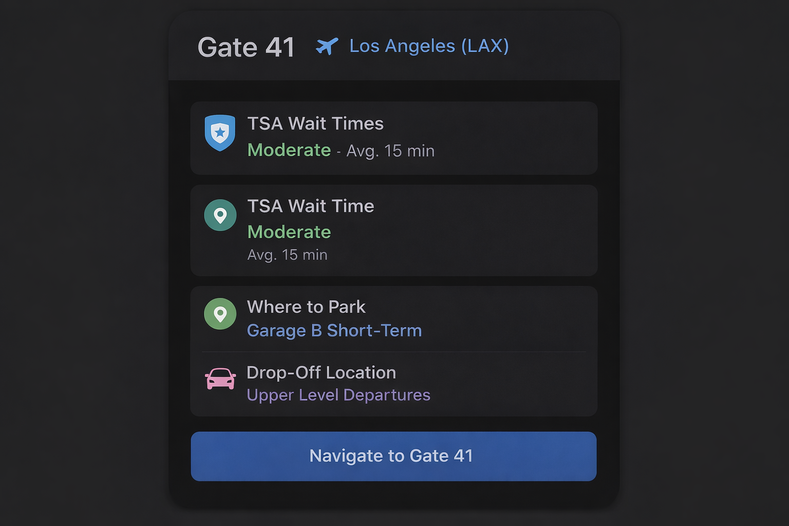 Airport information