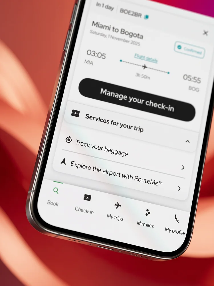 Avianca app: Explore the airport with RouteMe